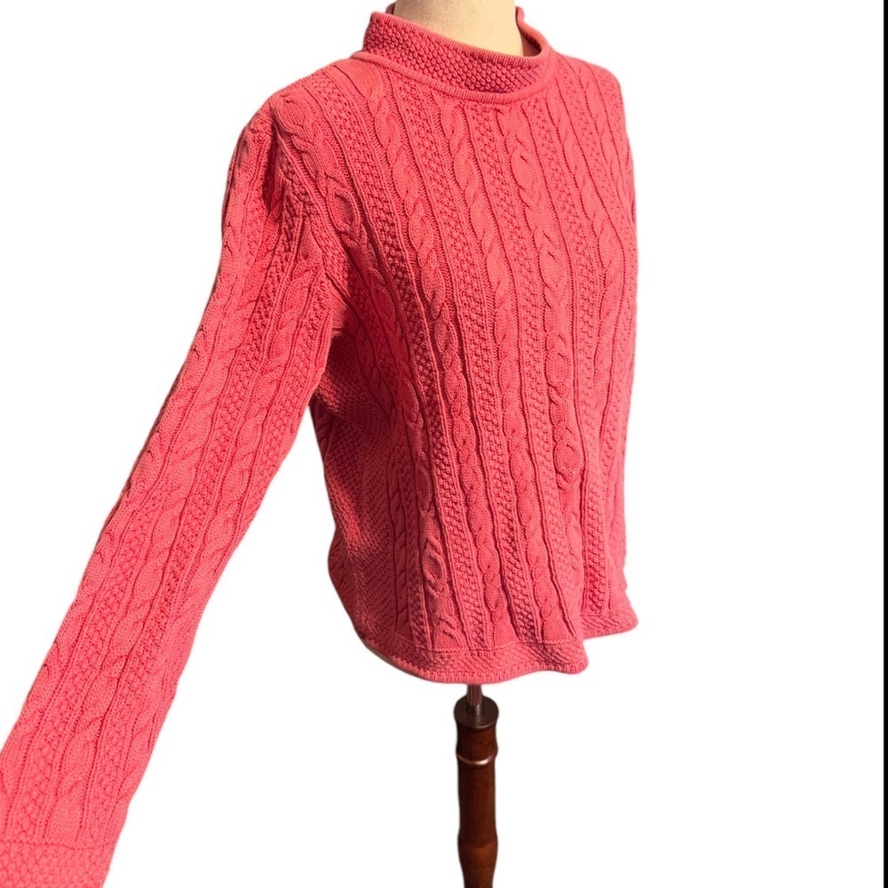 Vintage L.L. Bean Cable knit Sweater - Picture 1 of 4